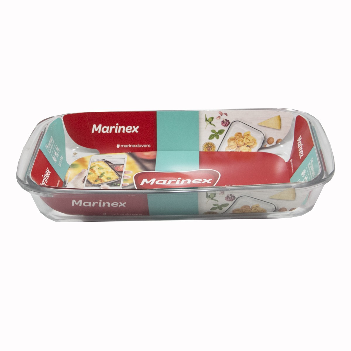 BANDEJA/FUENTE VIDRIO RECTANGULAR MARINEX 2.2LTS