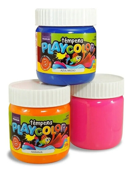 TEMPERA POTE 300GRS VARIOS COLORES PLAYCOLOR 