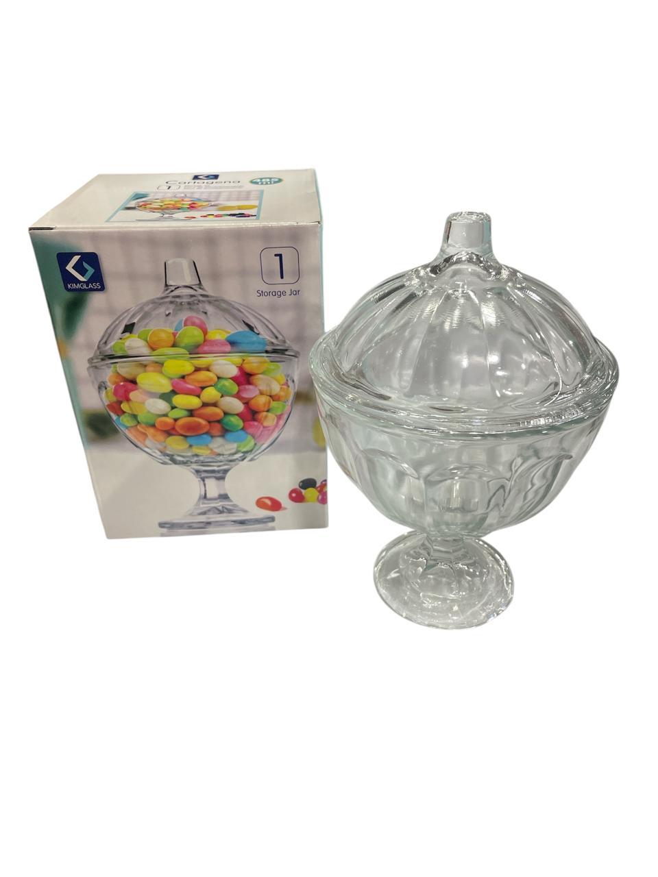 CARAMELERA FORMA COPA VIDRIO CAJA