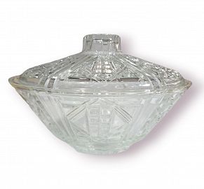 CARAMELERA VIDRIO LABRADA 18CM