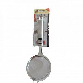 COLADOR FINO ACERO INOXIDABLE CON MANGO 23CM