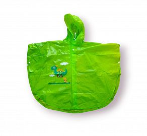 PILOTO PARA LLUVIA INFANTIL ESTILO PONCHO CON CAPUCHA