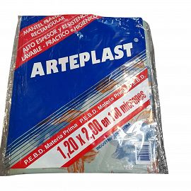 MANTEL PLASTICO ECONOMICO RECTANGULAR ESTAMPADO
