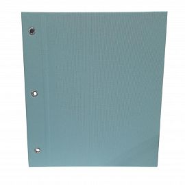 CARPETA N*3 2 TAPAS FORRADA VERDE PASTEL