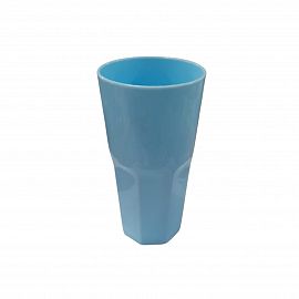 VASO PLASTICO FACETADO 