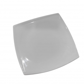 PLATO PLAYO CUADRADO OPALINA 22CM